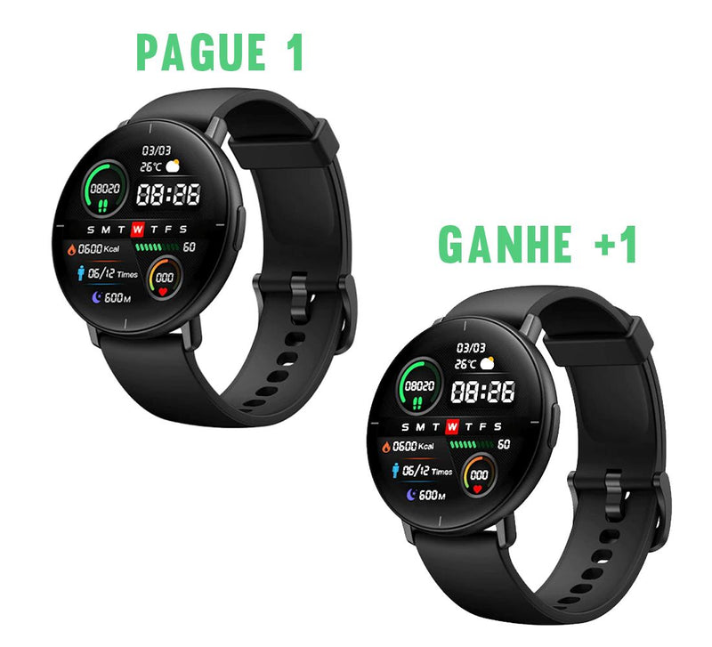 Smartwatch GT-MAX 2 - PAGUE 1 RECEBA 2 HOJE ! OneClick Brasil 2 Pretos 